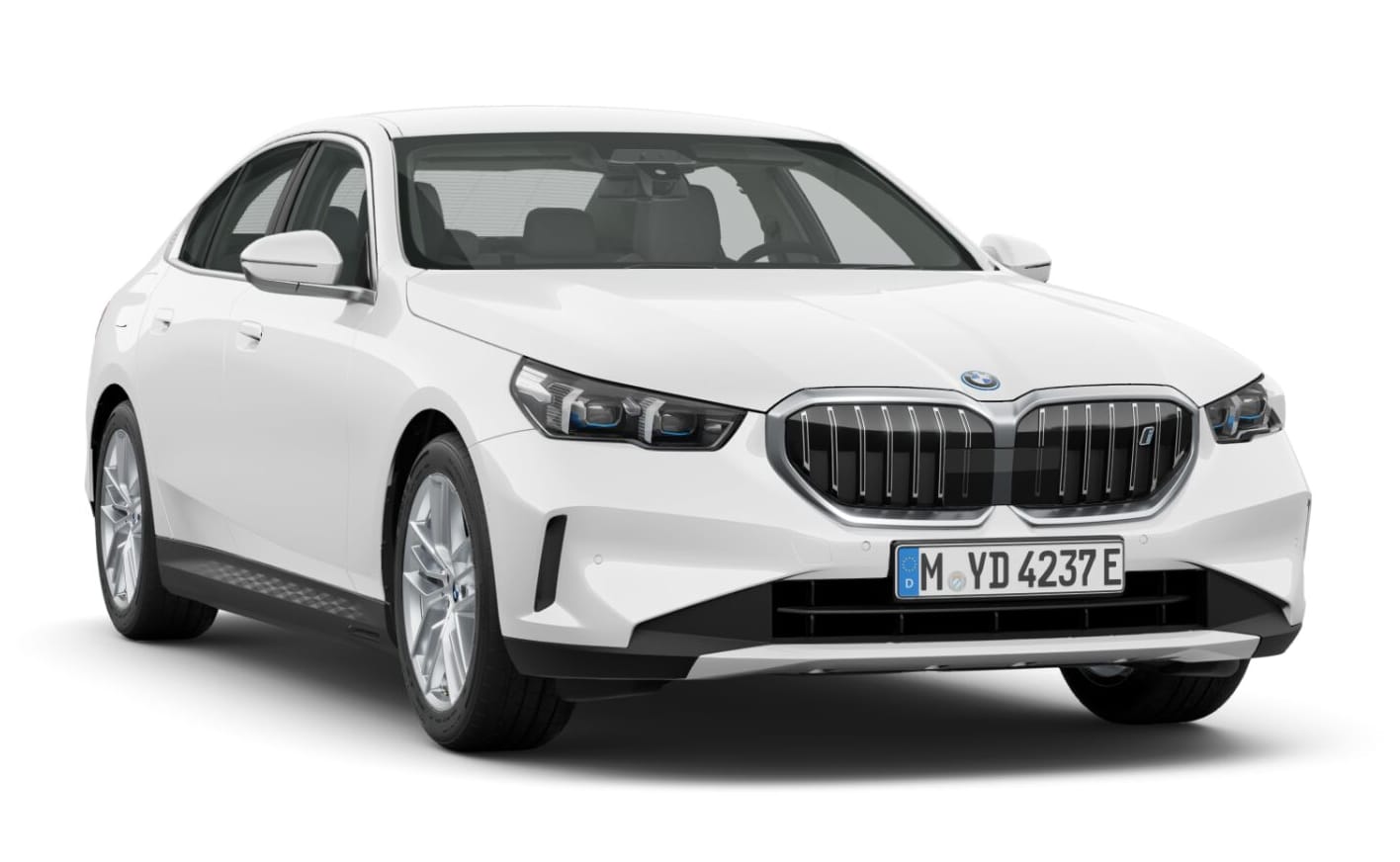 BMW i5 eDrive40 Limousine in Alpinweiß uni mit 19" LMR Triplex-Speiche 933 Silber Neuwagen (2026)