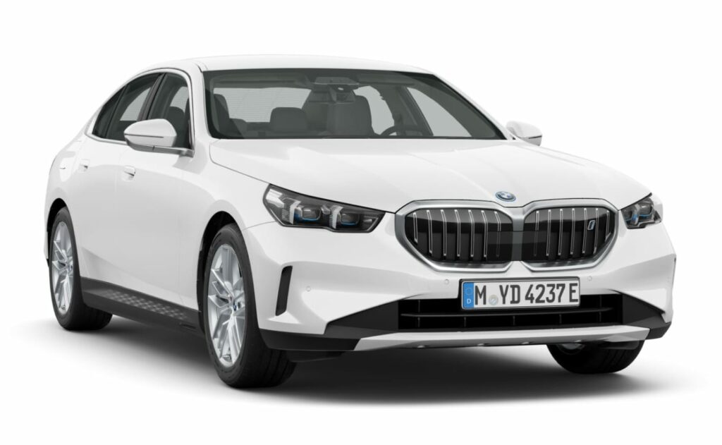 BMW i5 eDrive40 Limousine in Alpinweiß uni mit 19" LMR Triplex-Speiche 933 Silber Neuwagen (2026)