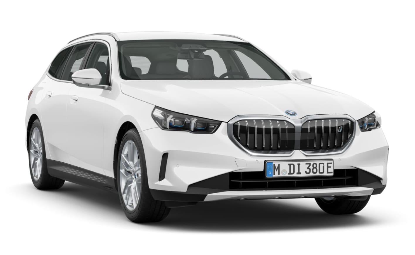 BMW i5 eDrive40 Touring in Alpinweiß uni mit 19" LMR Triplex-Speiche 933 Silber / MB Neuwagen (2026)