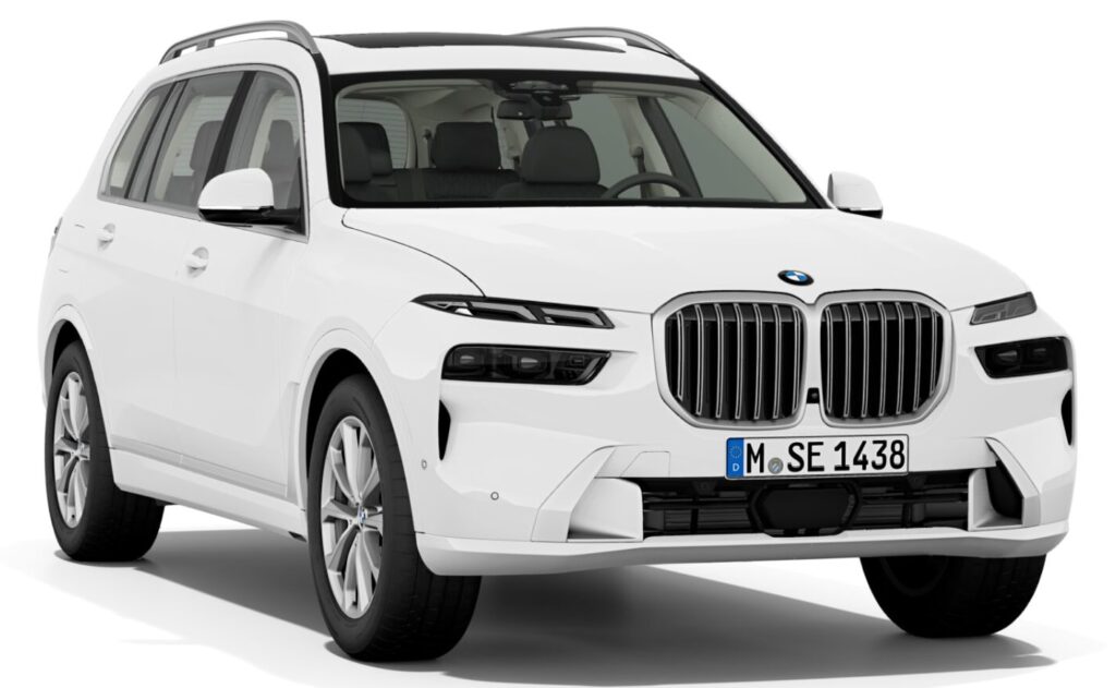 BMW X7 xDrive40d in Alpinweiß uni mit 20" LMR V-Speiche 750 / NLE Neuwagen (2026)